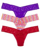 Hanky Panky Thongs Original Rise Holiday 3pack - Lyst