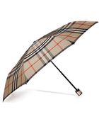 Burberry Camel Check Folding Umbrella - Lyst
