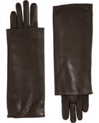 Nina Ricci Long Layered Cuff Gloves - Lyst