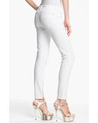 Rachel Zoe Julie Zip Detail Skinny Stretch Jeans - Lyst