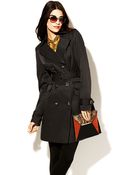 Vince Camuto Belted Trench Coat - Lyst