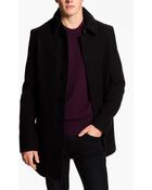 Burberry Brit Burberry Wool Blend Car Coat - Lyst