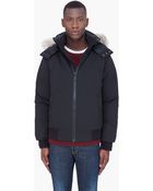 Cmfr Coyote Fur Hood Oxton Bomber Jacket - Lyst