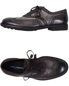 Dolce & Gabbana Laceup Shoes - Lyst