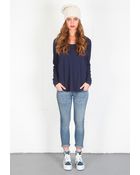 Splendid Thermal Pullover - Lyst