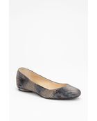 Alexandre Birman Genuine Python Ballerina Flat - Lyst