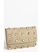 Deux Lux Empire Faux Leather Clutch - Lyst