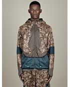 Nike Fabric Mix Camo Jacket - Lyst
