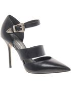 River Island Oboe Pointed Strapped Shoes - Lyst