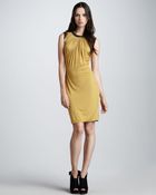 Robert Rodriguez Beadtrim Jersey Dress - Lyst