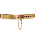 Asos Link and Plate Detail Waist Belt - Lyst