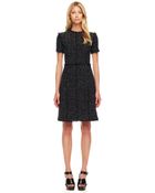 Michael Kors Metallic Tweed Dress - Lyst
