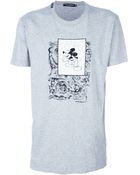 Dolce & Gabbana Mickey Mouse Print T-Shirt - Lyst