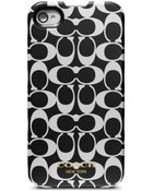 Coach Signature Iphone 4 Case - Lyst