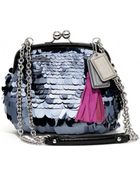 Coach Poppy Sequin Pailette Frame Bag - Lyst