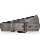 Bottega Veneta Intrecciato Leather Belt - Lyst