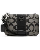 Coach Legacy Signature Small Wristlet - Lyst