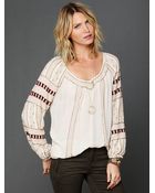 Free People Beaded Wavelengths Tunic - Lyst