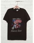 Free People Vintage Martys Harley Poker Run Tee - Lyst