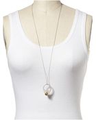 House Of Harlow Engraved Orb Pendant Necklace - Lyst
