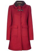 Fay Single Breasted Coat - Lyst