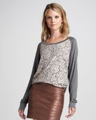 Haute Hippie Metallic Bandage Skirt - Lyst