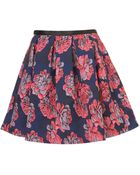 Topshop Premium Floral Full Skirt - Lyst