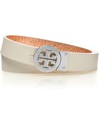 Tory Burch 1 Rotating Logo Belt - Lyst