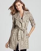 Bailey 44 Trench Coat Leopard Print - Lyst