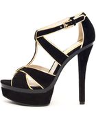 MICHAEL Michael Kors Gideon Tstrap Sandal - Lyst