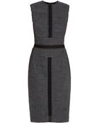 Elie Saab Sl Wool Short Dress - Lyst