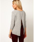 ASOS Collection Jumper with Pleat Back - Lyst