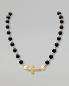 Belle Noel Cross Station Necklace - Lyst