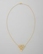 Jennifer Zeuner Diamondcutout Pendant Necklace - Lyst