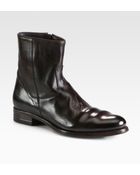 To Boot Shane Sidezip Leather Boot - Lyst