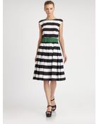 Dolce & Gabbana Striped Dress - Lyst