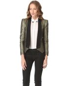 Rebecca Minkoff Jacquard Becky Jacket - Lyst
