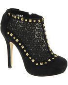 Asos Asos Trinket Studded Shoe Boots - Lyst