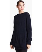 Donna Karan New York Drop Stitch Sweater Tunic - Lyst