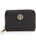 Tory Burch Robinson Zip Coin Case - Lyst
