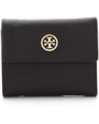 Tory Burch Robinson French Wallet - Lyst