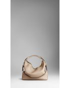 Burberry Medium Heritage Grain Hobo Bag - Lyst