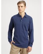 Faconnable Pique Polo Shirt - Lyst