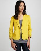 Splendid Twill Blazer - Lyst