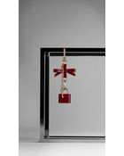 Burberry Grainy Leather Padlock Key Charm - Lyst