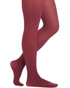 ModCloth Layer It On Tights in Burgundy - Lyst