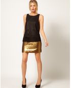 Oasis Sequin Skirt - Lyst