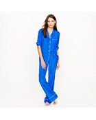 J.Crew Collection Silk Pajama Shirt - Lyst