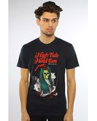 Nixon The High Tide Tee in Midnight Navy - Lyst