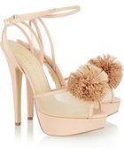 Charlotte Olympia Pomeline Crepe De Chine Sandals - Lyst